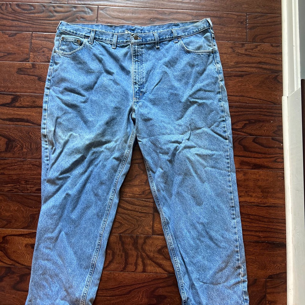 * Men’s Carhartt Relaxed Fit Blue Jeans